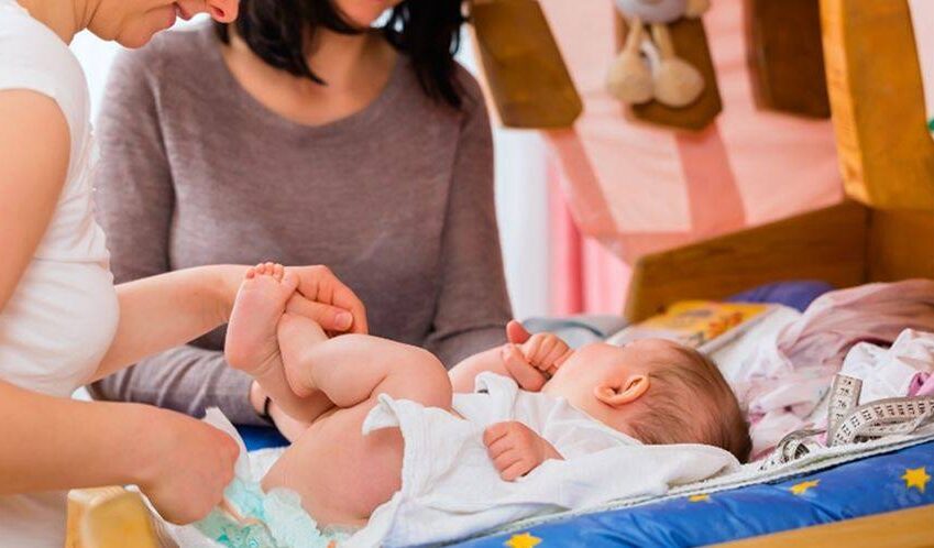 הדרכת טיפול בתינוק אחרי לידה